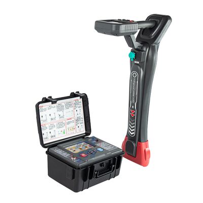 Grauer Unterirdischer Kabelfinder mit Mehrfrequenzdetektion