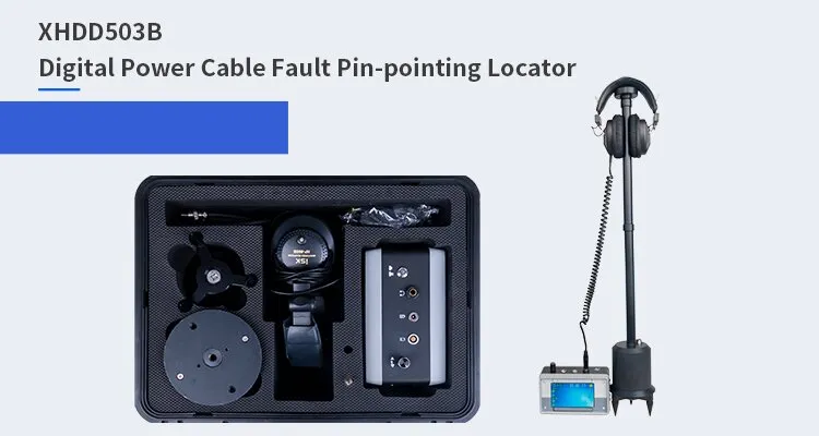 Unterirdischer Kabelfehler-Pinpointer Akustisch-magnetische Synchronisierung Festpunktkabelfehler-Locator 1